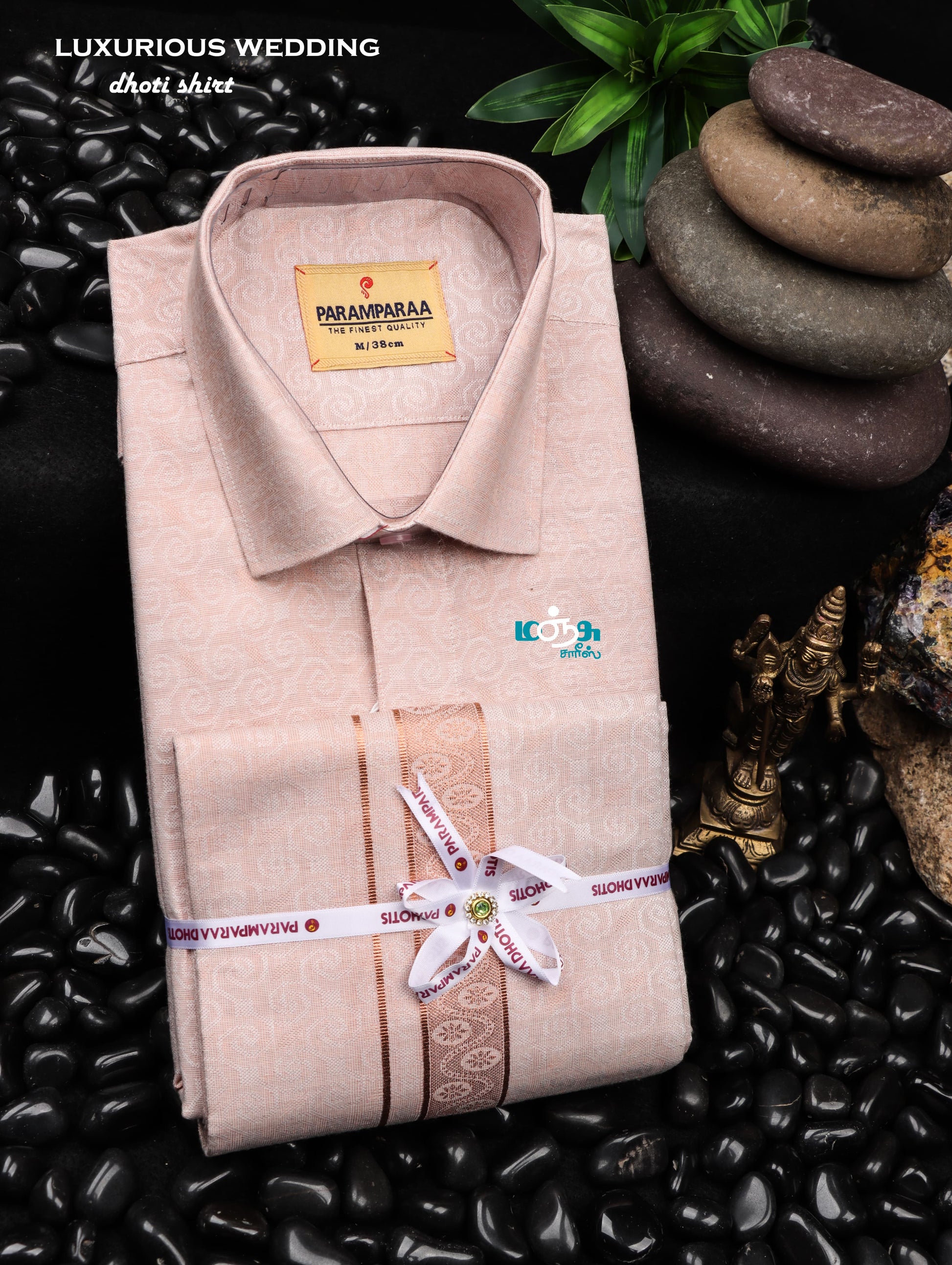LUXURIOUS WEDDING DHOTI SHIRT